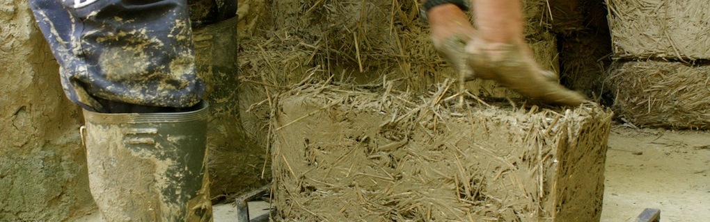workshop strawbale blocks